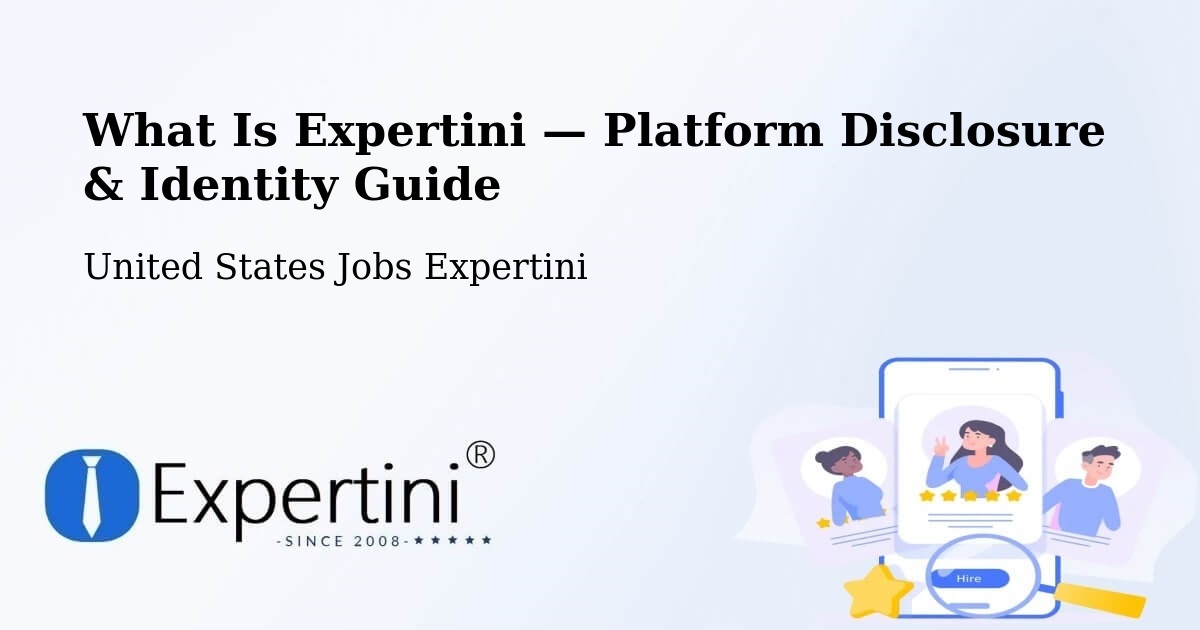 What Is Expertini — Platform Disclosure & Identity Guide – Pasco
